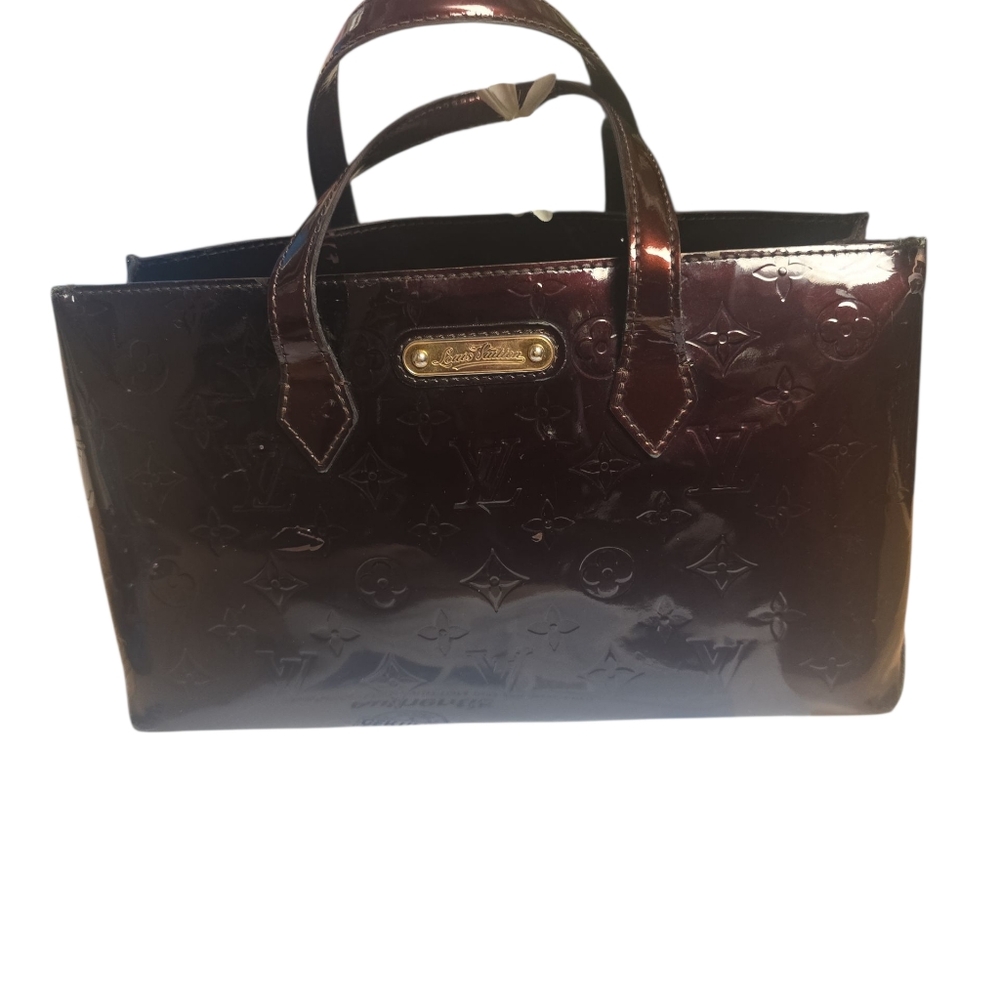 Louis Vuitton Dark Red Patent Tote